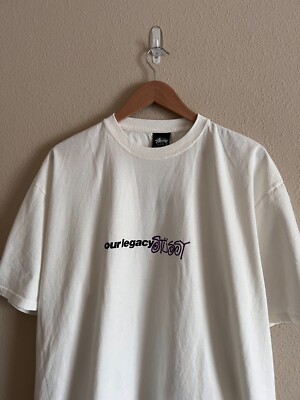 Stussy x Our Legacy Workshop Pigment Dyed Sport Tee - Size XL