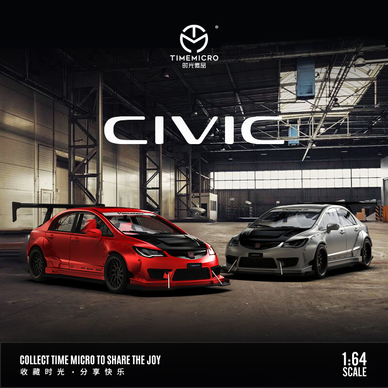 TIME MICRO 1:64 Honda Civic Diecast Model Car | eBay