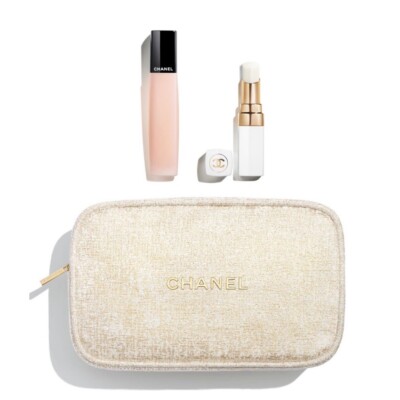 NEW Chanel Crossbody Bag Holiday 2023 Beauty Cosmetic Bag Ivory