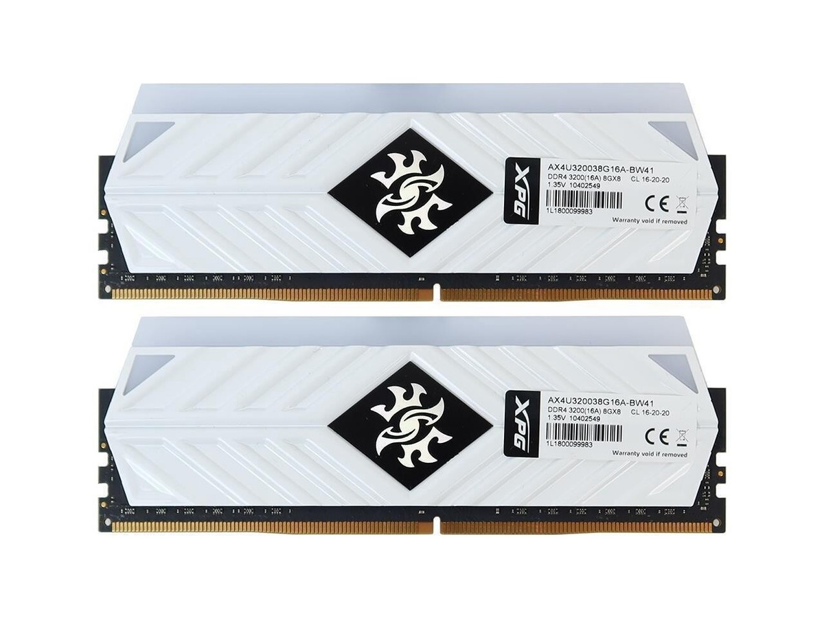 XPG SPECTRIX D41 16GB (2x8GB) DDR4 3200MHz RGB Desktop RAM