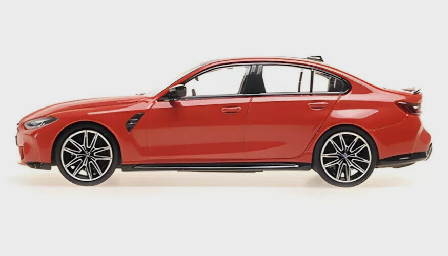 1/43 BMW M3 (G80) 2020 Red Metallic Diecast Model Car by
