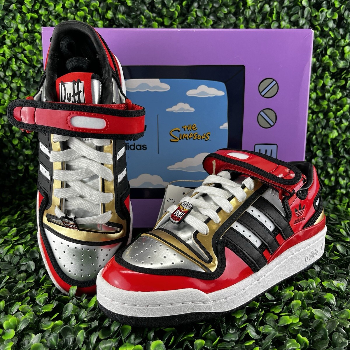 adidas Forum 84 Low | The Simpson's Duffman | H05801 | US 4.5 | eBay