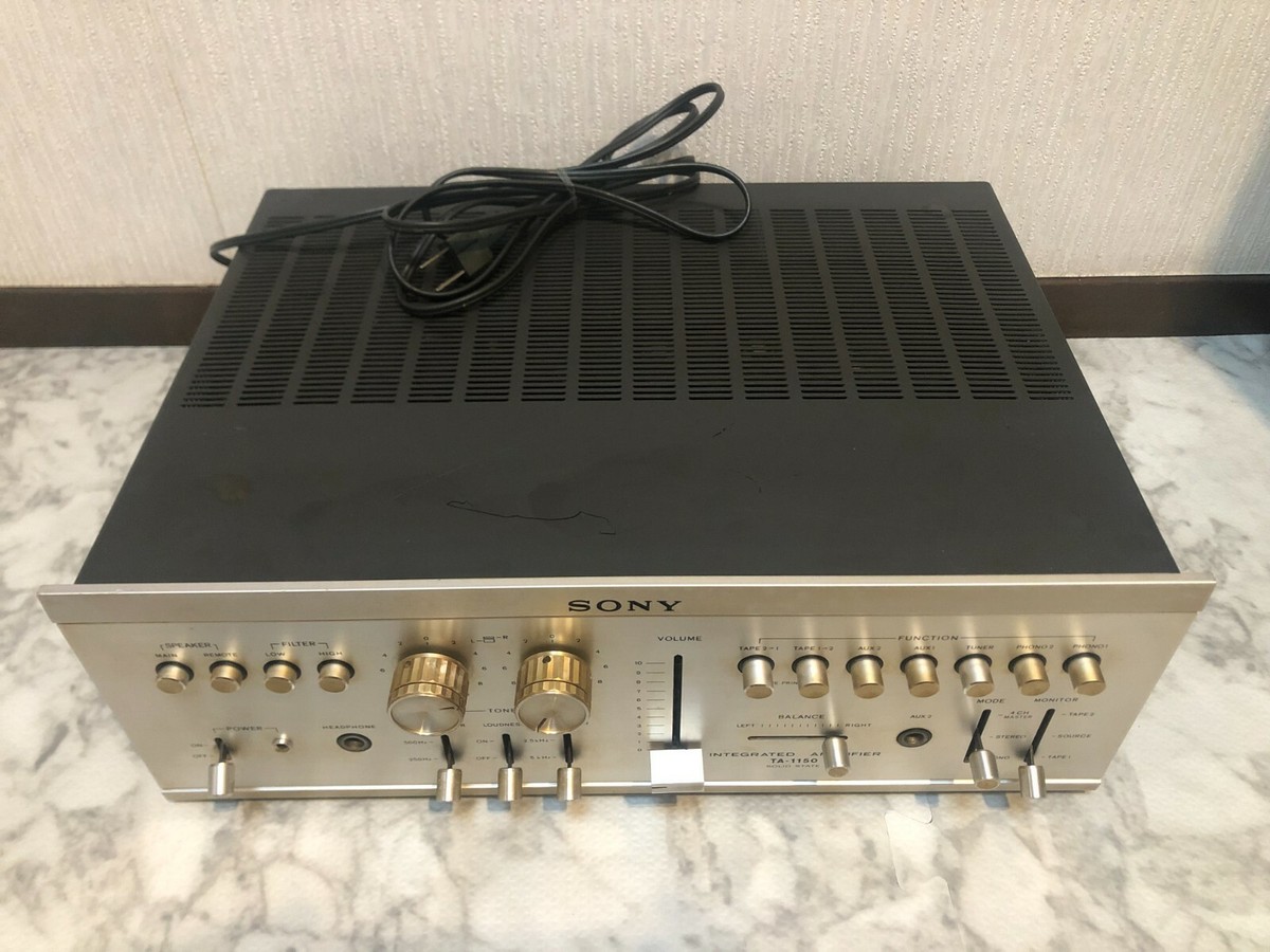 Sony TA-1150 Integrated Amplifier Transistor Audio Stereo NOT