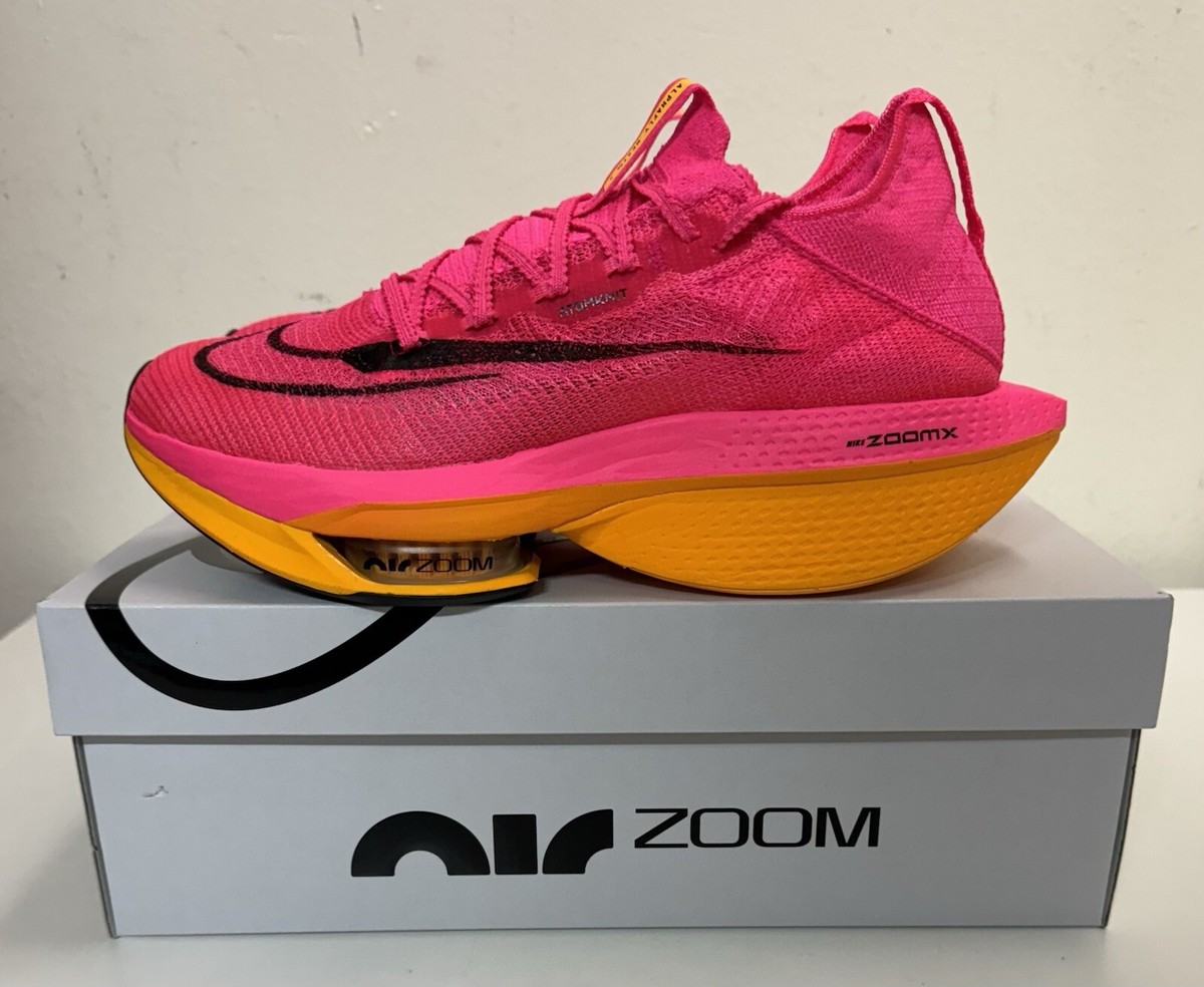 Nike Air Zoom AlphaFly Next% 2 Mens Sz 9 Hyper Pink Laser Orange