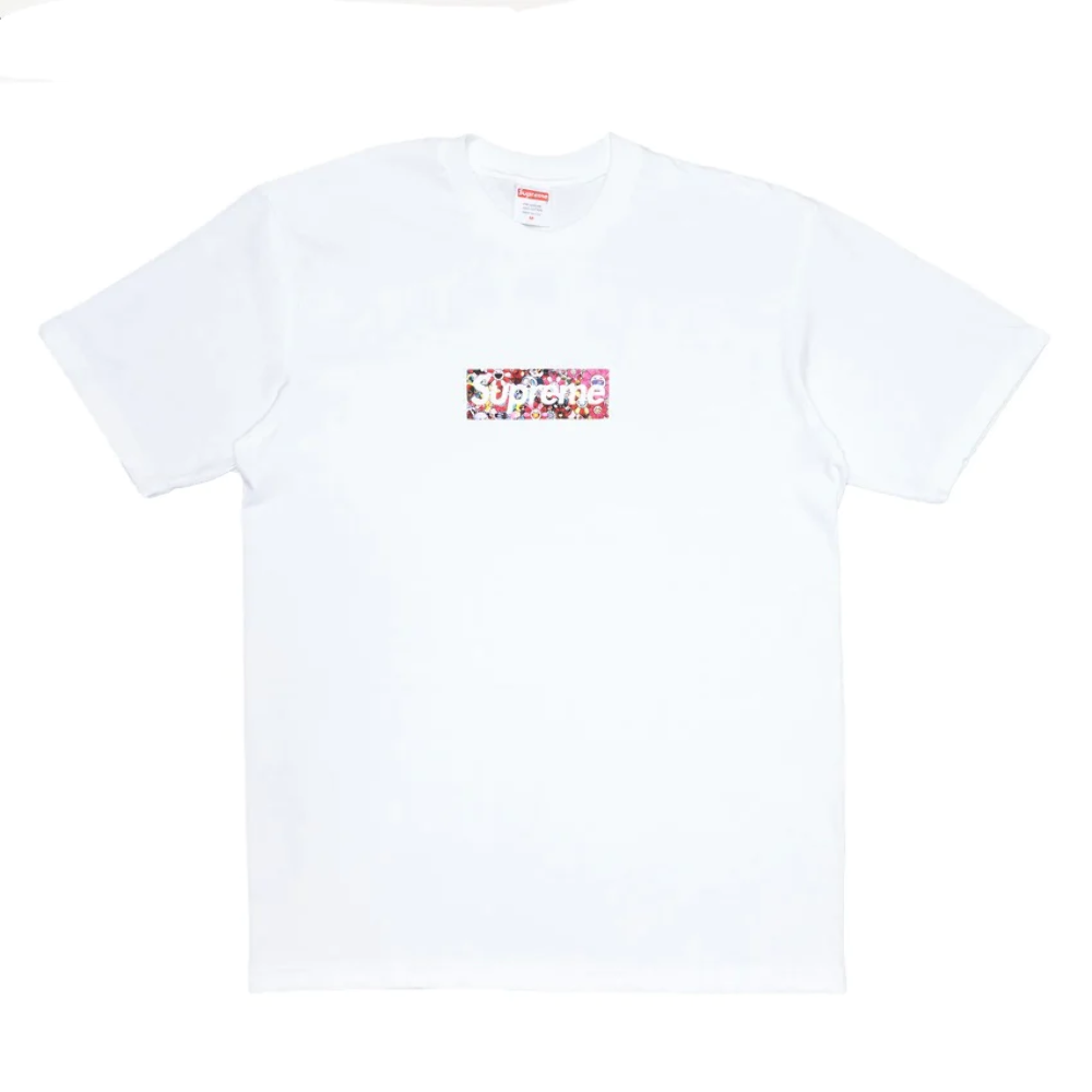 Supreme Takashi Murakami COVID-19 Relief Box Logo Tee 'White' | eBay