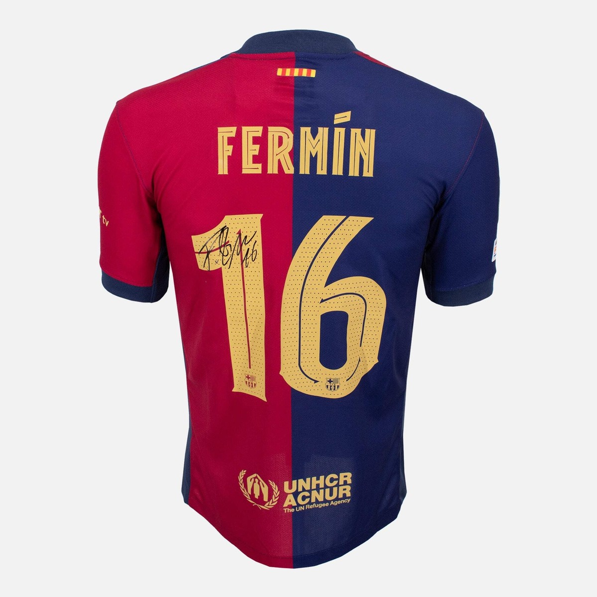 Fermin Lopez Signed Barcelona Shirt 2024-25 Home [16] | eBay