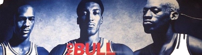 Vintage Nike No Bull Poster 1996 in JORDAN Rodman and Pippen
