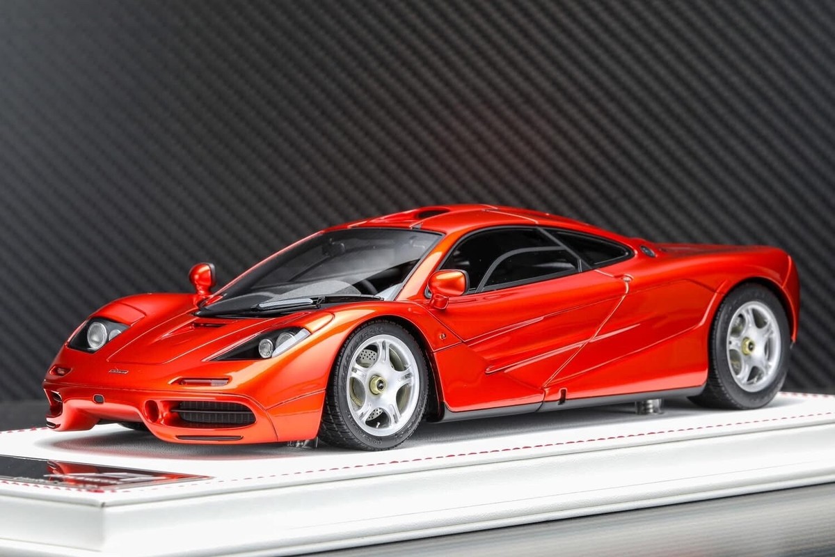 McLaren F1 (Orange Red) [Davis & Giovanni] 1/18 scale | eBay
