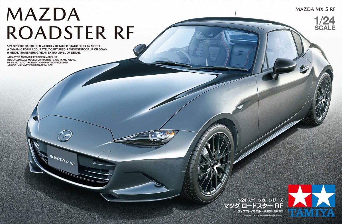 Tamiya 24353 1/24 Scale Model Sports Car Kit Mazda MX-5 RF Miata