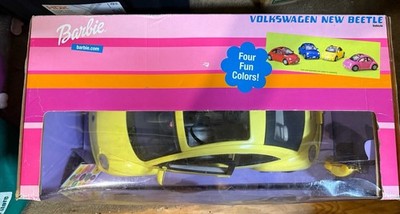 2000 Barbie VOLKSWAGEN Beetle Yellow VW Bug Mattel 27589 for sale