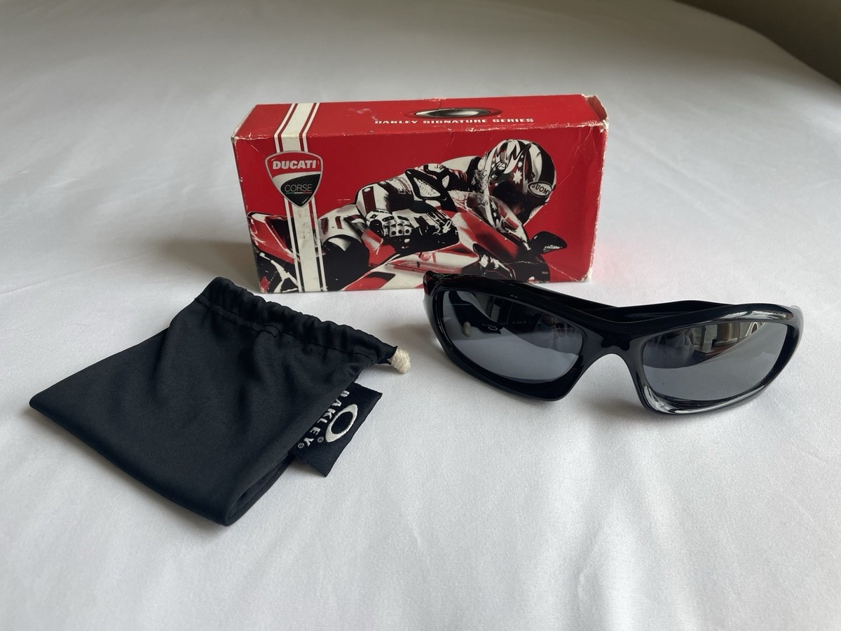 Oakley Monster Dog Ducati Sunglasses - Black Iridium - NEAR MINT