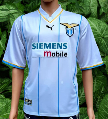 S.S. LAZIO 2001-2002 QUARTER FINALS COPPA ITALIA CRESPO 10 AWAY