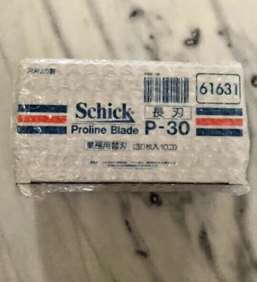 Schick Proline Blade 30 x 10set 300pcs P-30 New JAPAN Import | eBay