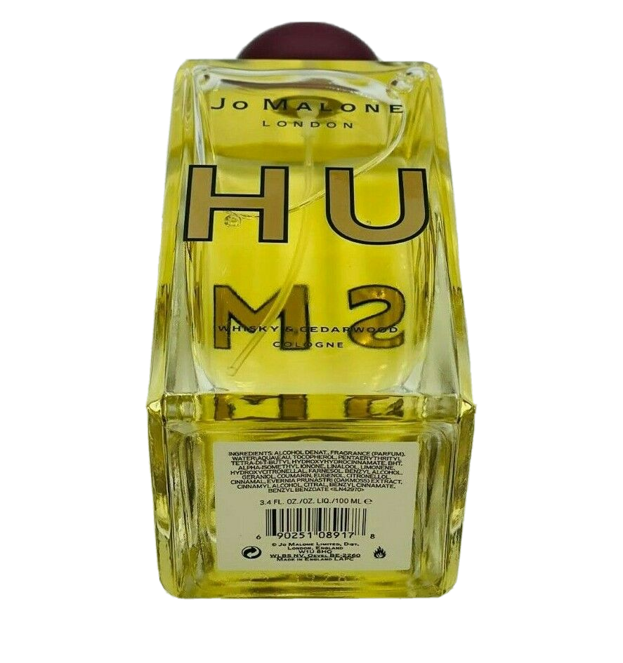 Jo Malone Whisky Whiskey & Cedarwood Cologne The Huntsman 3.4oz