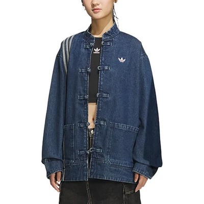 2026 Adidas Originals CNY Year of Snake Jacket Unisex Denim Blue