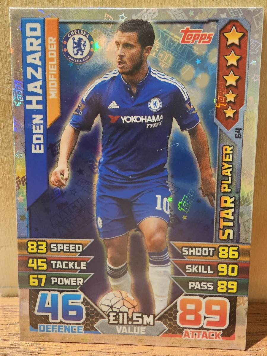 Match Attax Eden Hazard 15/16 Season - Star Player | eBay UK