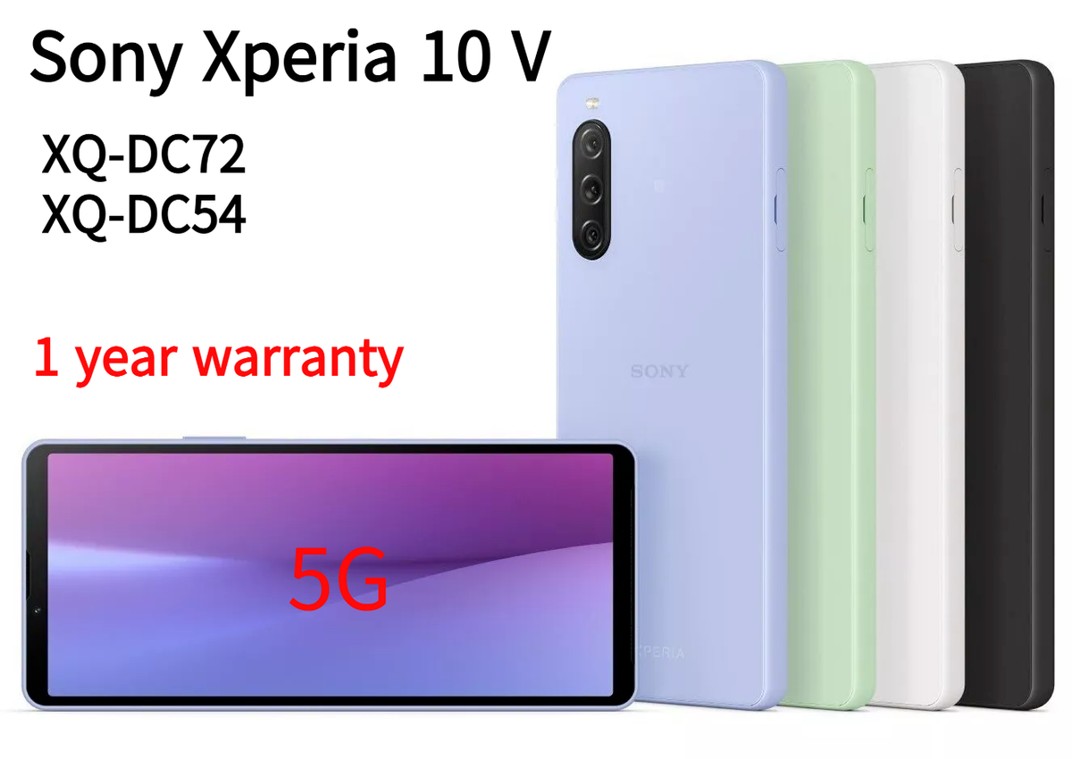 Sony Xperia 10 V XQ-DC72/XQ-DC54 Dual SIM 128GB Unlocked