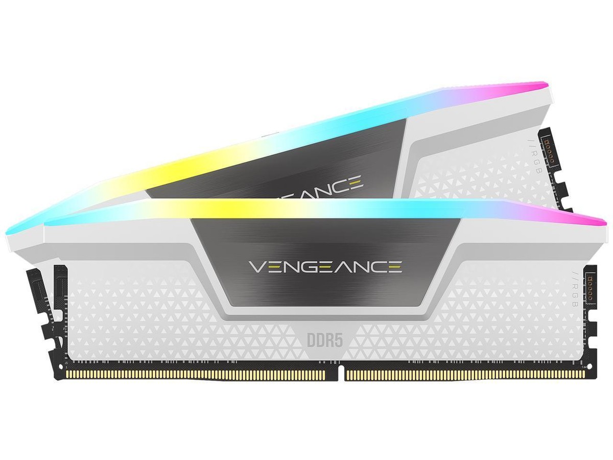 CORSAIR Vengeance RGB 32GB (2 x 16GB) 288-Pin PC RAM DDR5 6000