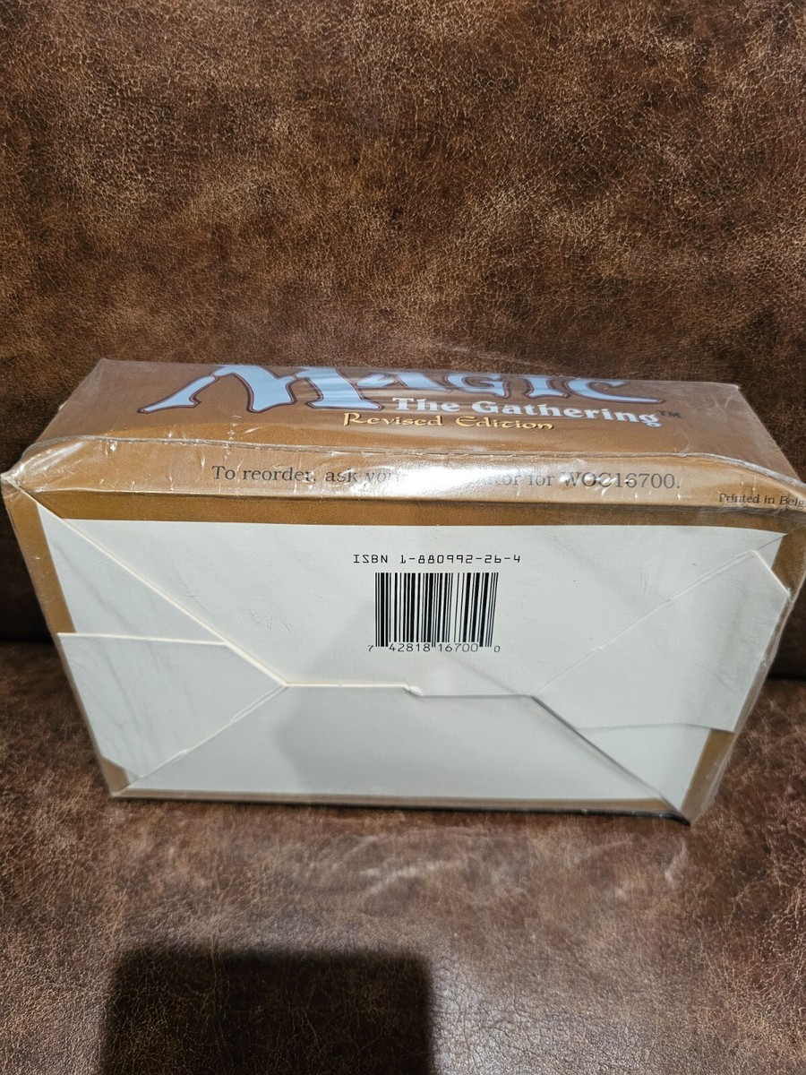 Magic The Gathering MTG Revised, Factory Sealed Box 36 Booster