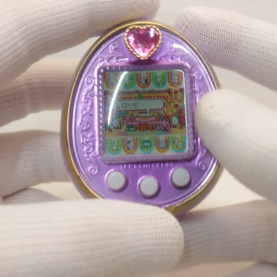 Deep Discolouration Scratch Tamagotchi 4U Anniversary Royal Purple