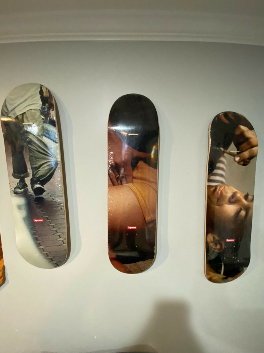 2015 Supreme NYC Larry Clark Kids Skateboard Deck 3 Set Jav 40oz