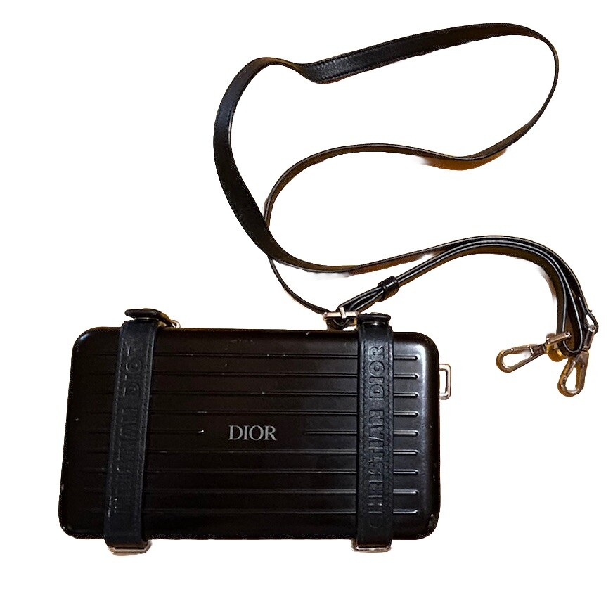 Christian Dior x Rimowa Personal Clutch Crossbody Aluminum Bag