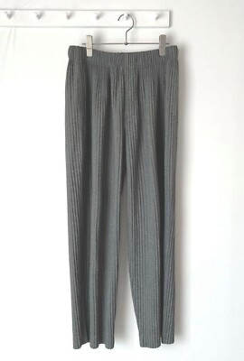 Issey Miyake Homme Plisse Pleated Trousers Gray 20AW HP03JF144