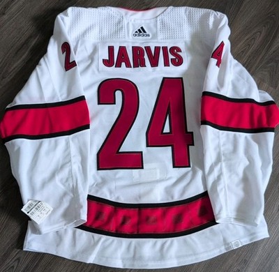 Team Issued Seth Jarvis Carolina Hurricanes Authentic Adidas MiC