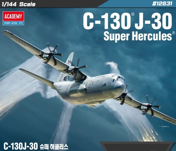Academy 1/144 C-130J-30 Super Hercules aircraft Plastic Model Kit