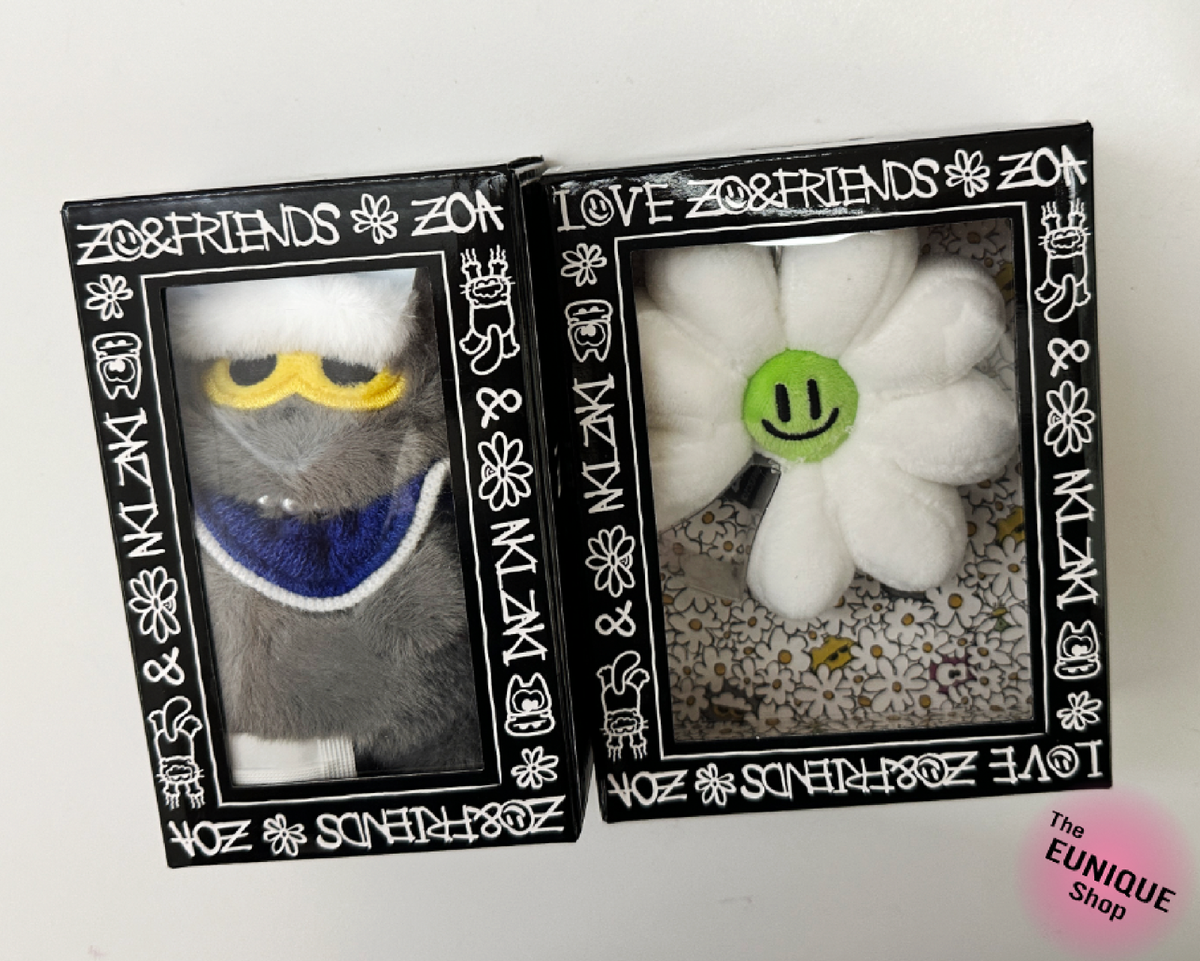 G-DRAGON official ZOA + A&NE PLUSH KEYCHAIN SET_ZO&FRIENDS 1st POP