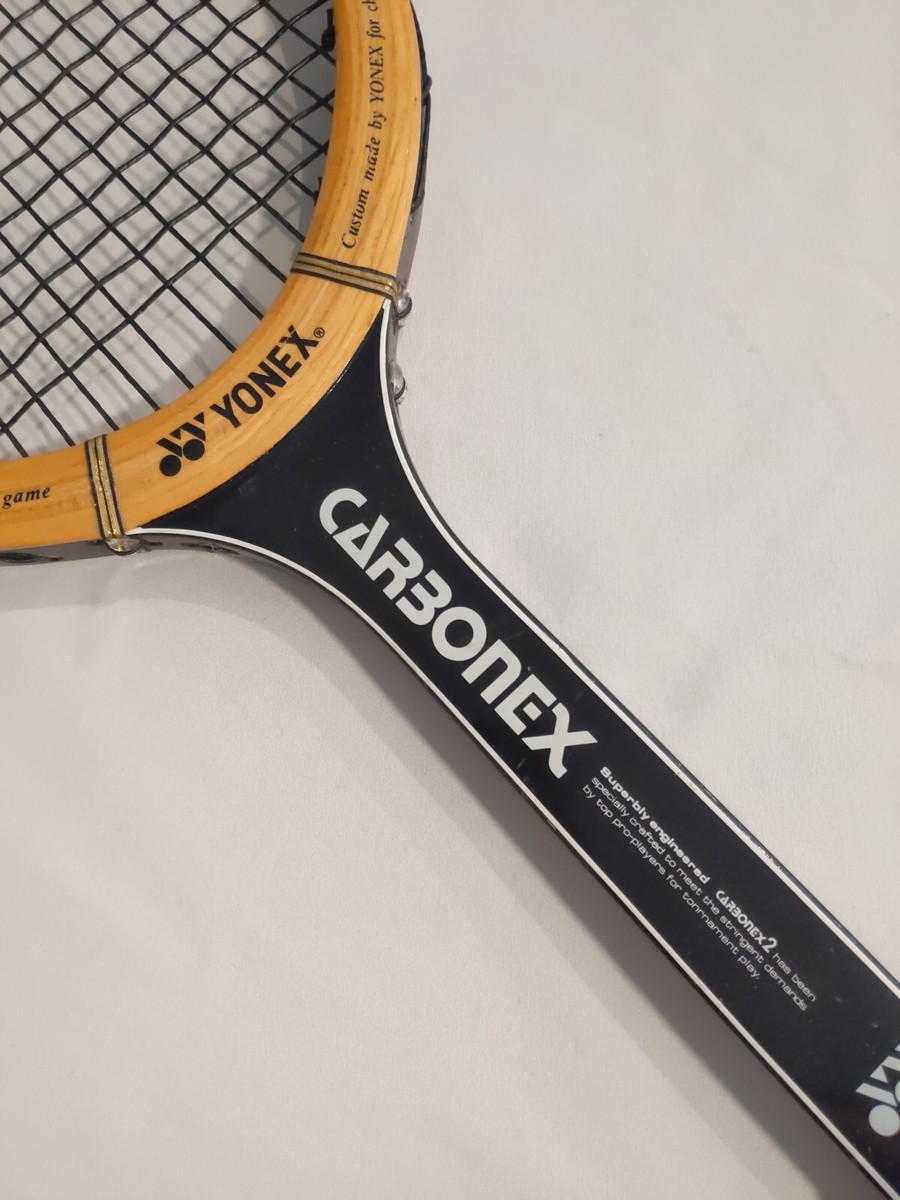 Yonex Carbonex 2 Vintage Wooden Tennis Racquet, Uncommon