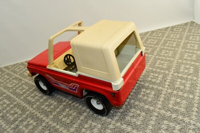 Vintage TONKA Red Jeep Bronco Blazer Style Truck Large 4x4 - 17.5