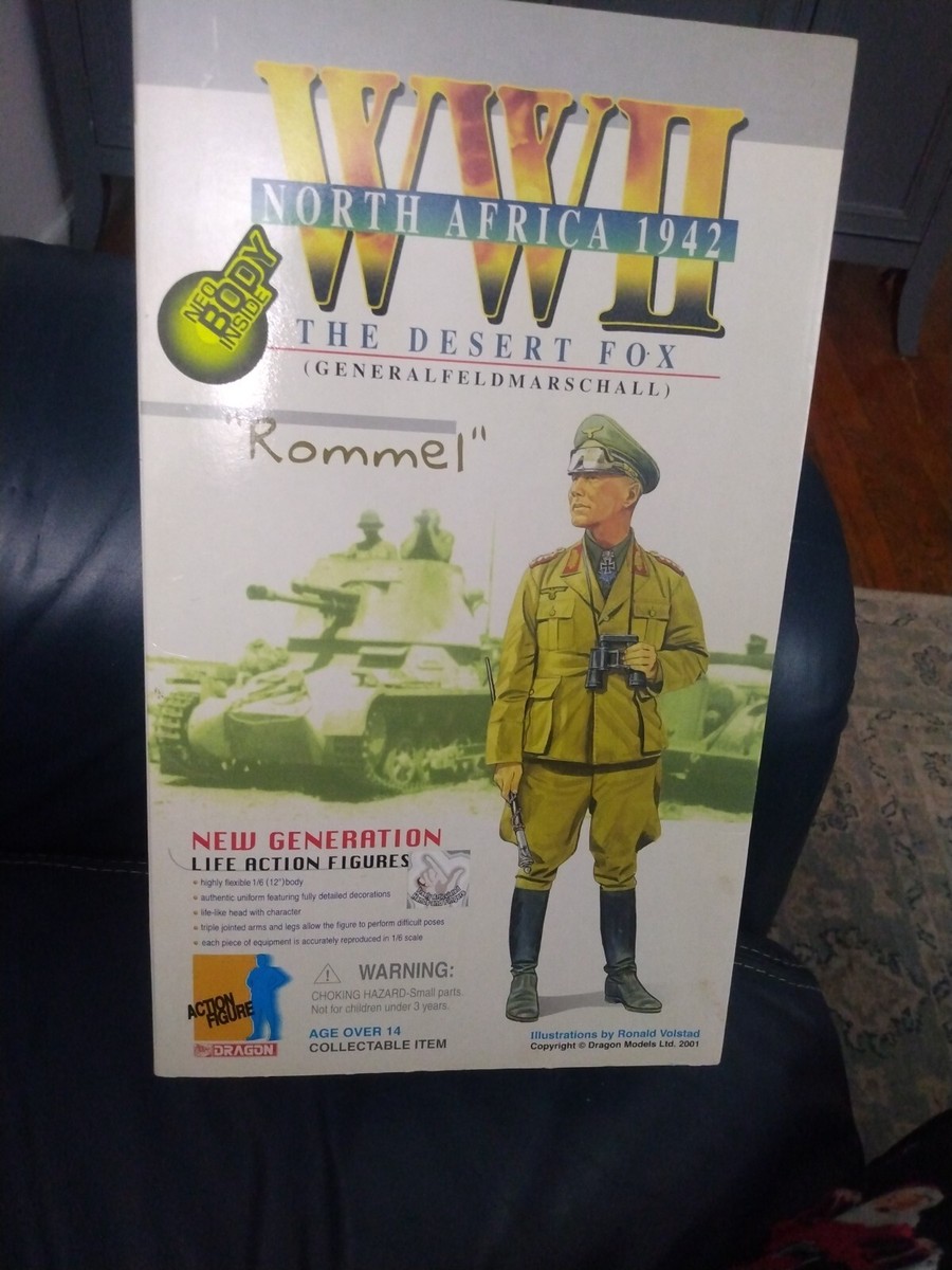 Dragon Rommel The Desert Fox Figure WWII North Africa 1942 1:6 New