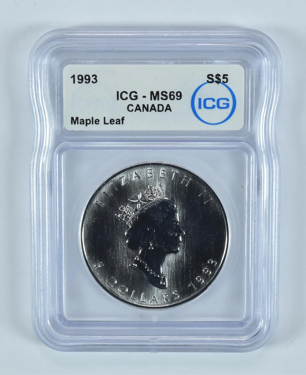Canadian Maple Leaf MS 69 Silver Bullion Coins for sale | eBay