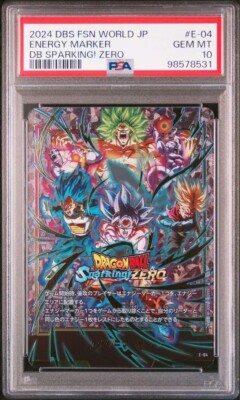PSA 10 Energy Marker E-04 Dragon Ball Sparking Zero Benefit Cards