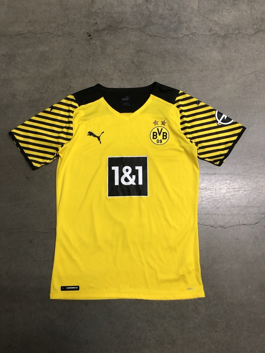 2021-22 Borussia Dortmund BVB Giovanni Reyna #7 Home Kit Puma
