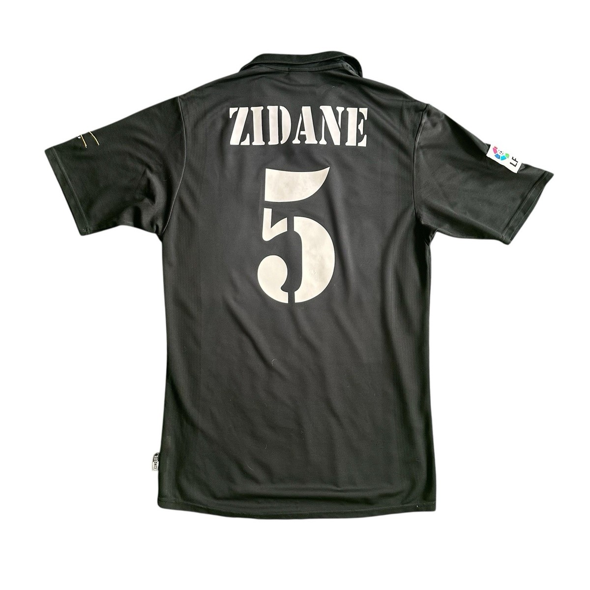 Vintage Adidas Real Madrid #5 Zidane 2002/03 Away Football Kit (M