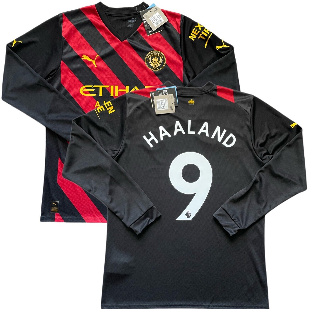 2022/23 Manchester City Away Jersey #9 HAALAND Medium Puma Long