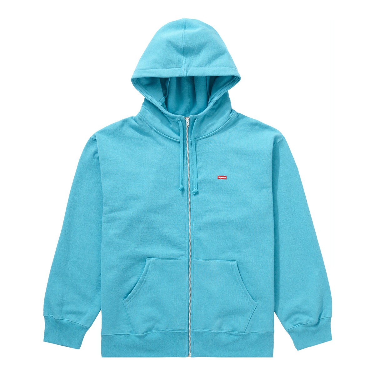 Supreme Small Box Facemask Zip Up Hooded Sweatshirt (FW21) Cyan | eBay