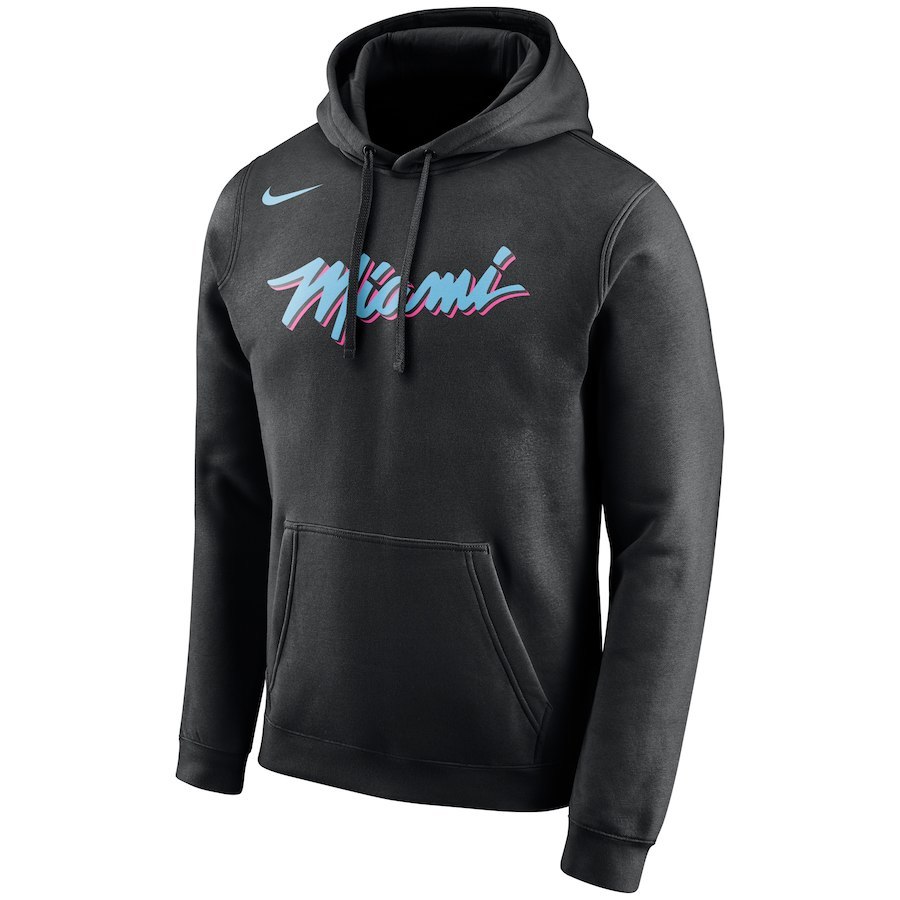 Miami Heat Nike City Edition Essential Logo Pullover Hoodie Men's