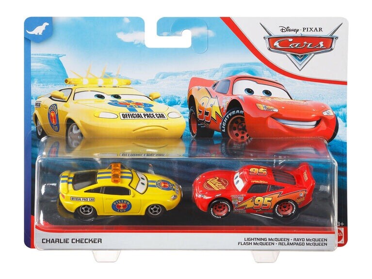 DISNEY PIXAR CARS CHARLIE CHECKER LIGHTNING MCQUEEN DINOCO 2020 2