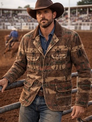 $890 RRL Ralph Lauren Medium Corduroy Field Jacket Blazer