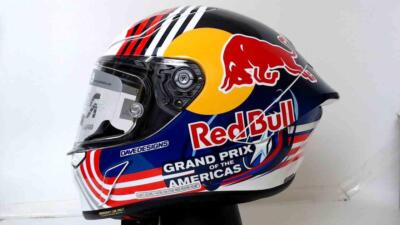 HJC RPHA 1N Red Bull Austin GP Motorcycle Helmet Full Face Adult