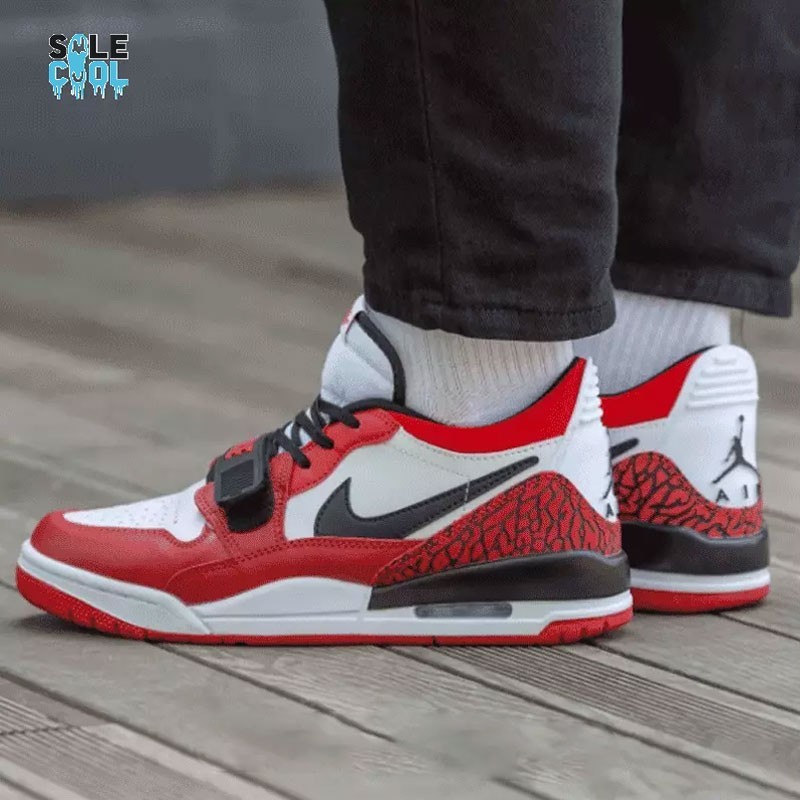 AIR JORDAN LEGACY 312 LOW GS WHITE / BLACK-RED Shoes CD9054-116 | eBay