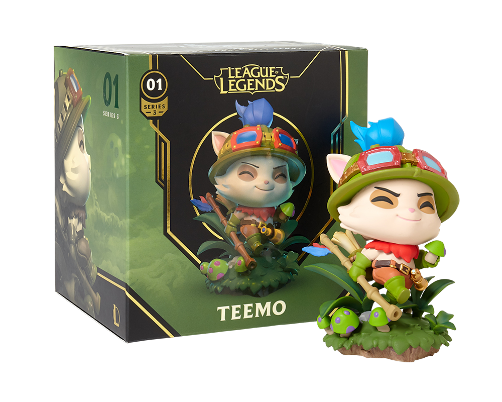 Rare League of Legends Official Teemo Figure #001 in Series 3