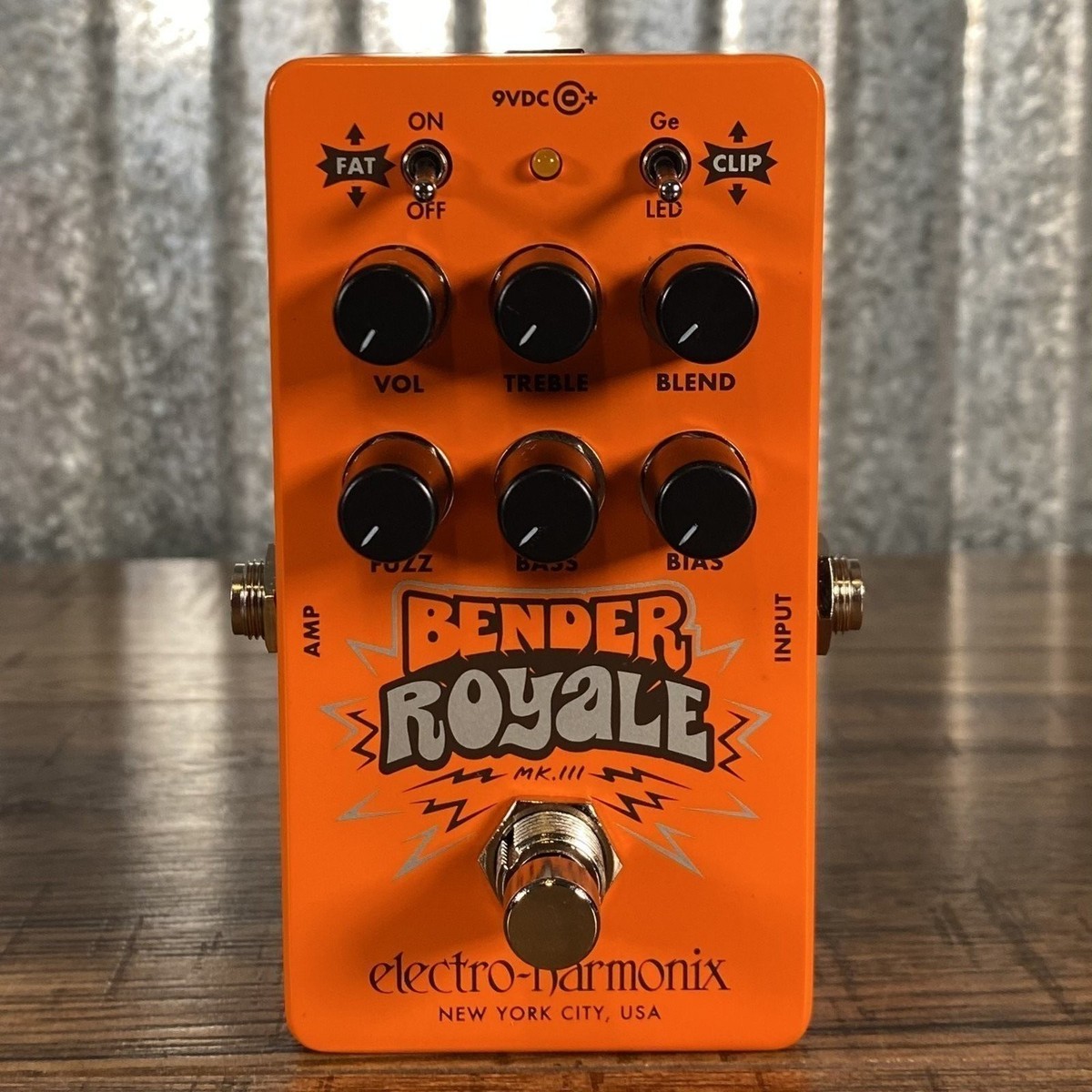Electro-Harmonix EHX Bender Royale MKIII Fuzz Guitar Effect Pedal