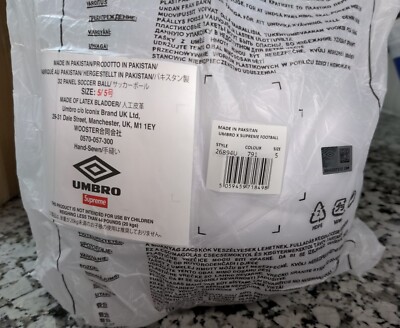 SUPREME UMBRO SOCCER BALL | eBay