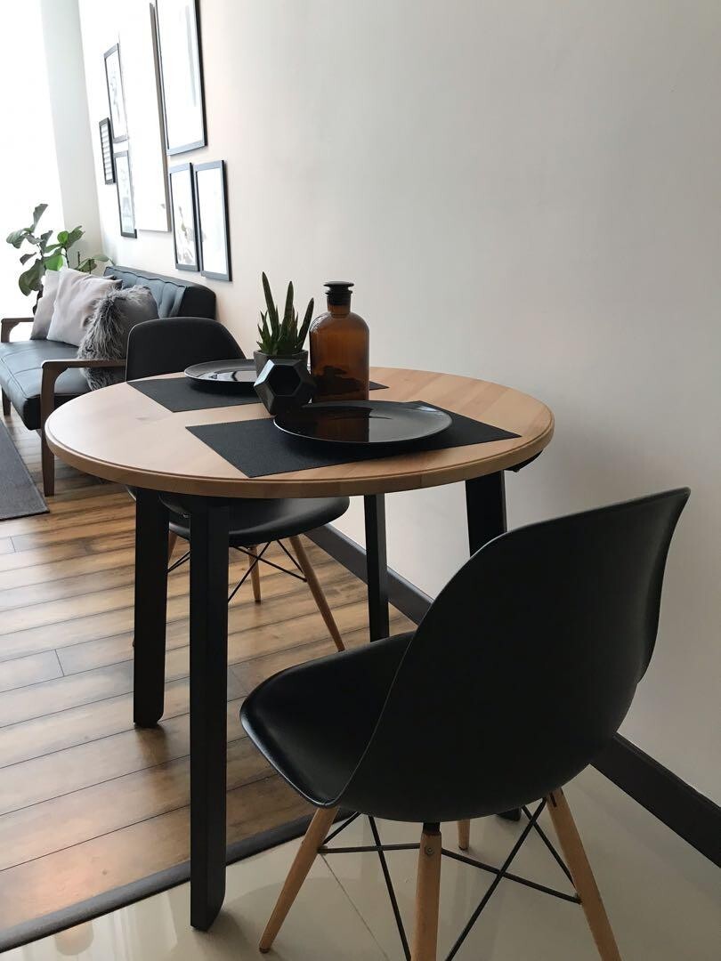 Ikea Gamlared Round Wooden Indoor Dining Table (Discontinued) | eBay