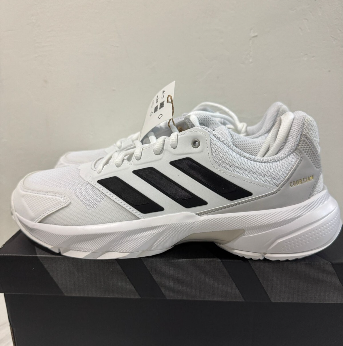 adidas CourtJam Control 3 M Cloud White Core Black Men Tennis
