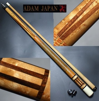 vintage Adam LEGEND Cue Jim Rempe 18T Piloted Joint Lizard